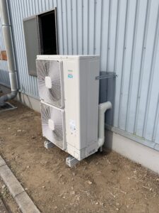【施工事例】茨城県某接着剤製造工場 空調機新設工事